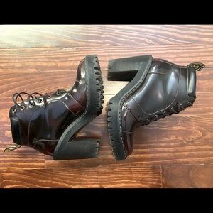 Dr. Martens Women’s Acadia Leather Heeled Ankle Boots